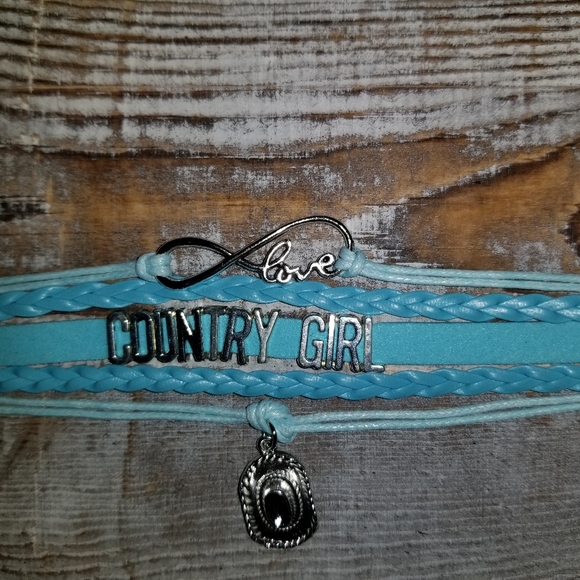 Jewelry Love Country Girl Bracelet In Blue Poshmark